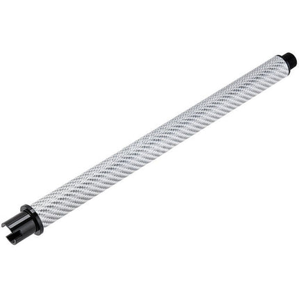 Dr. Black Light Weight Carbon Fiber 9" Inches Outer Barrel -14mm CCW Counter-Clockwise Thread For Tokyo Marui M4 Series MWS GBB Rifles Airsoft