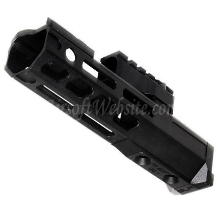 Dytac SLR Rifleworks ION Lite 165mm 6.5" Inches Extended M-LOK Handguard Rail System Kit with Outer Barrel For GHK AK Series GBB Rifles Airsoft Black