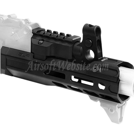 Dytac SLR Rifleworks ION Lite 165mm 6.5" Inches Extended M-LOK Handguard Rail System Kit with Outer Barrel For GHK AK Series GBB Rifles Airsoft Black