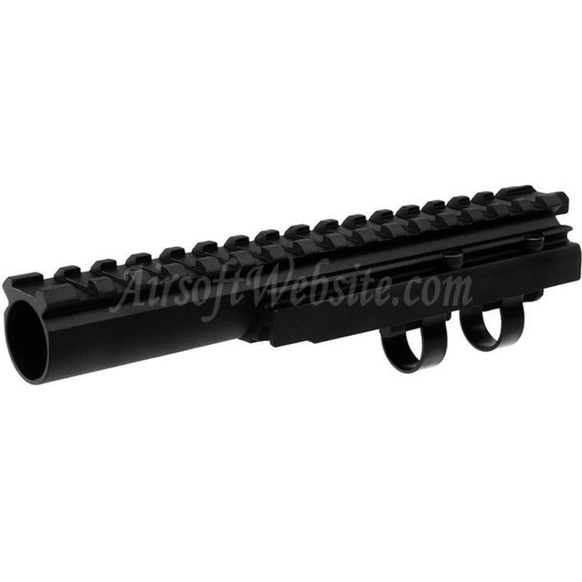 Tube à gaz Hephaestus 20 mm Picatinny type III pour fusils AEG GBB série AK, noir