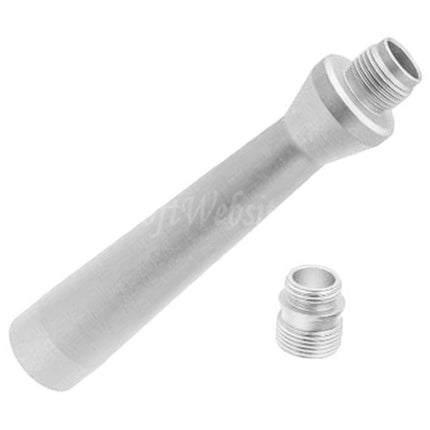 Canon extérieur ultra-léger en aluminium Revanchist Airsoft 100 mm - 14 mm CCW avec adaptateur de filetage pour pistolets GBB Novritsch série SSP5