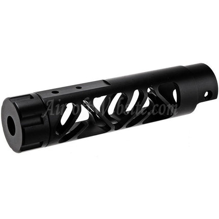 Kit de canon avant en aluminium CNC Narcos Airsoft (type 6) pour pistolets GBB Action Army série AAP01