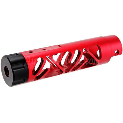 Kit de canon avant en aluminium CNC Narcos Airsoft (type 6) pour pistolets GBB Action Army série AAP01