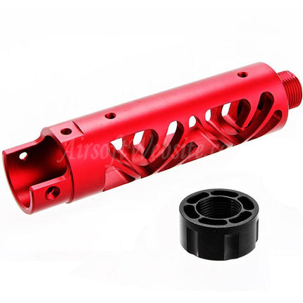 Kit de canon avant en aluminium CNC Narcos Airsoft (type 6) pour pistolets GBB Action Army série AAP01