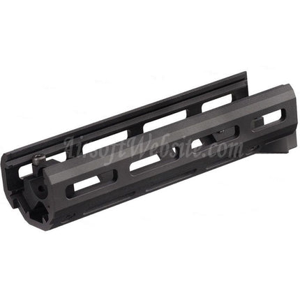 Hephaestus 6,5 Zoll 160 mm CNC-Aluminium M-LOK Handschutz für GHK LCT AKS-74U Serie AEG GBB Gewehre Airsoft Schwarz