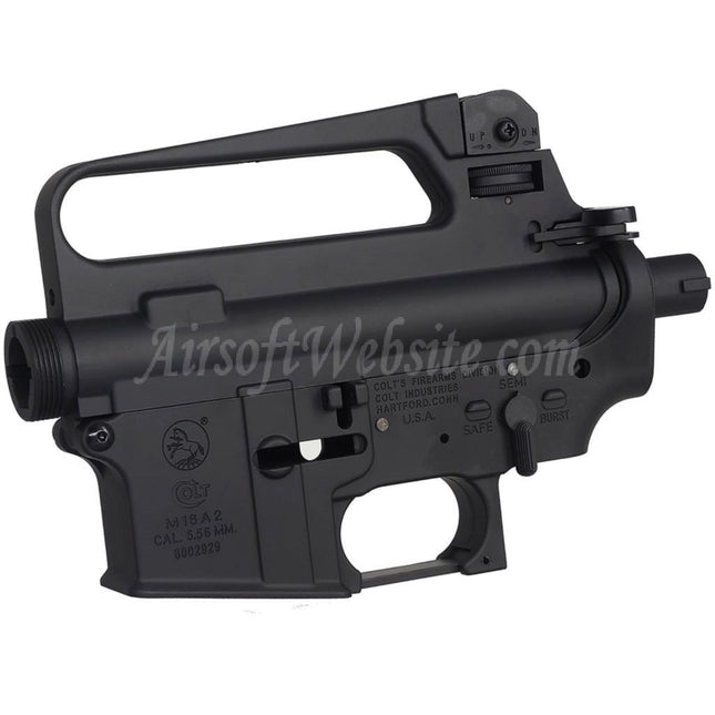 E&C COLT M16A2 Metal Body Upper Lower Receiver (CNC Logo) Suitable For E&C Tokyo Marui M4 M16 Series AEG Rifles Airsoft Black