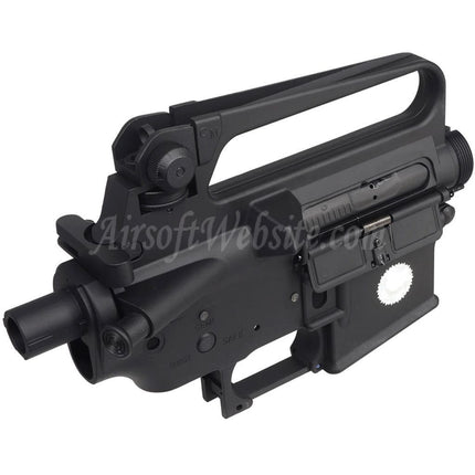 E&C COLT M16A2 Metal Body Upper Lower Receiver (CNC Logo) Suitable For E&C Tokyo Marui M4 M16 Series AEG Rifles Airsoft Black