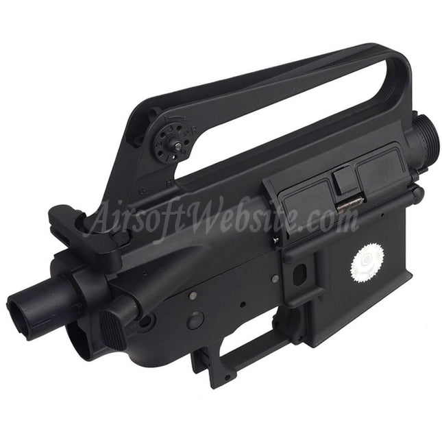 E&C COLT M16A1 603 Style Metal Body Upper Lower Receiver (CNC Logo) Suitable For E&C Tokyo Marui M4 M16 Series AEG Rifles Airsoft Black