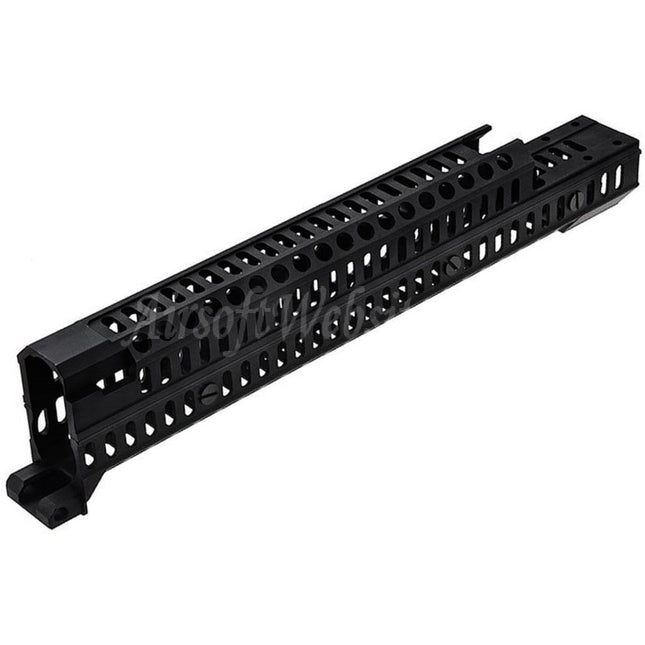 Système de rail de garde-main en aluminium LCT 345 mm ZSPORT-12U pour fusils AEG LCT LCK-12 LCK-15 LCK-19 ZK-12 ZK-12U série AK12 Airsoft noir