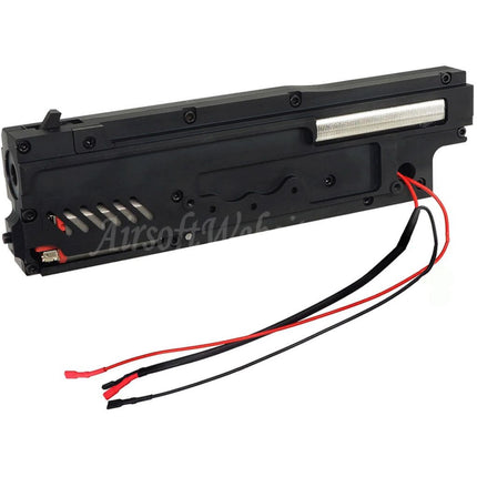Airsoft Website CNC Aluminum Complete Gearbox with Neodymium Magnet Motor Suitable For A&K CLASSIC ARMY ECHO-1 M249 Series AEG Rifles