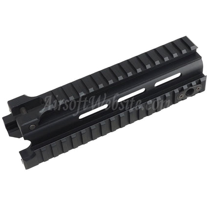 AIRSOFT WEBSITE 195mm Aluminum RIS Handguard Rail System Suitable For A&K Masada ACR AEG Rifles Airsoft Black