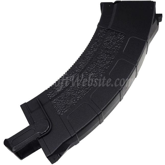 CYMA 500rd Pull-Tab Polymer Winding Hi-Cap Magazine Suitable For AK Series AEG Rifles Airsoft Black