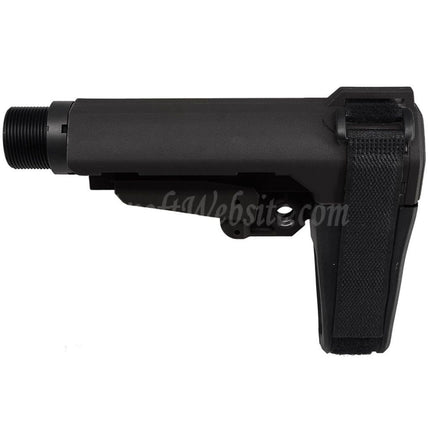 CYMA CGS SBT Style SBA3 Stabilizing Brace Stock Set with 6-Position Buffer Tube Suitable For CYMA CGS Tokyo Marui M4 Series MWS GBB Rifles