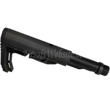 CYMA CGS MFT BMSMIL Style Minimalist Stock Set with 6-Position Short Buffer Tube Suitable For CYMA CGS Tokyo Marui M4 Series MWS GBB Rifles