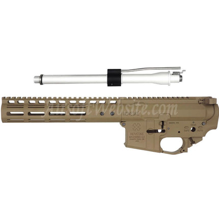 CYMA CGS Noveske N4 Receiver NSR9 Handguard Rail System with Outer Barrel For CYMA CGS Tokyo Marui M4 Series MWS GBB Rifles Airsoft