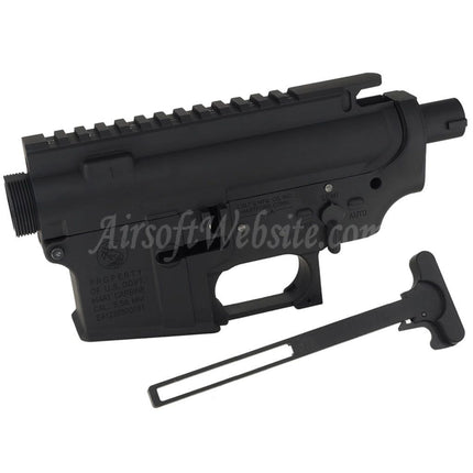E&C COLT M4A1 Metal Body Upper Lower Receiver (CNC Logo) Suitable For E&C E-Bolt System AR M4 M16 Series AEG Rifles Airsoft Black