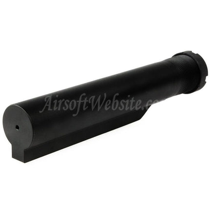 Guns Modify GM CNC Aluminum 6-Position Stock Buffer Tube For Tokyo Marui M4 Series MWS GBB Rifles Airsoft Black