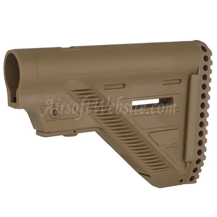Guns Modify GM HK416 A5 Style Polymer Slim Stock For VFC Umarex H&K HK416 A5 Series GBB Rifles Airsoft