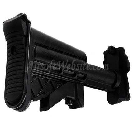 Kit de crosse pliable VFC pour fusils mitrailleurs VFC MK48 MOD1 AEG Airsoft Noir