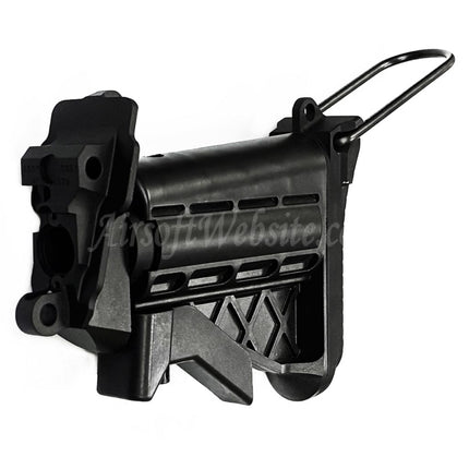 VFC Collapsible Stock Kit For VFC MK48 MOD1 AEG Machine Gun Rifles Airsoft Black