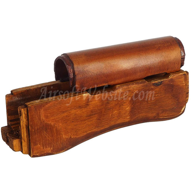Garde-main supérieur inférieur en bois véritable CYMA pour fusils AEG CYMA CM052 RPK Airsoft