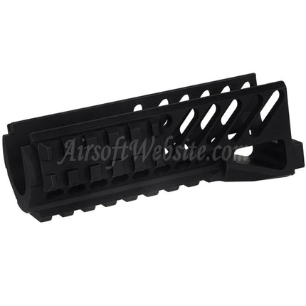 DOUBLE BELL CNC Aluminum Lower Handguard Rail System Suitable For AKS-74U Series AEG GBB Rifles Airsoft Black