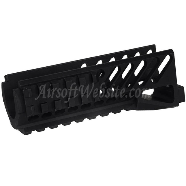 DOUBLE BELL CNC Aluminum Lower Handguard Rail System Suitable For AKS-74U Series AEG GBB Rifles Airsoft Black