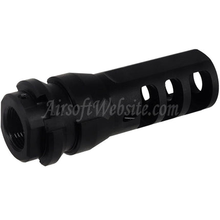 PTS Dead Air KeyMo Muzzle Brake Flash Hider For -14mm CCW Counter-Clockwise Thread Barrel Rifles Airsoft