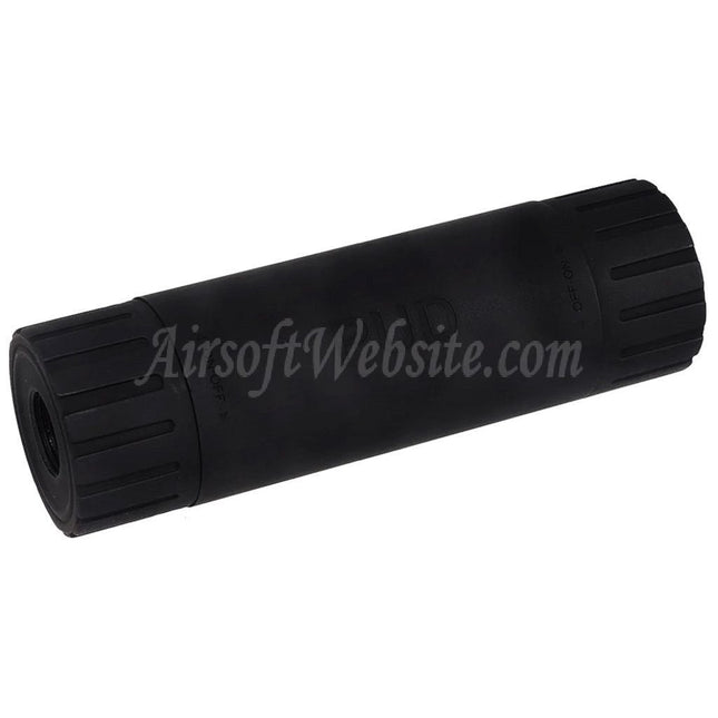 APS 110mm Power Up Device "PUD" Silencer Suppressor Barrel Extension For -14mm CCW Counter-Clockwise Thread Rifles Black
