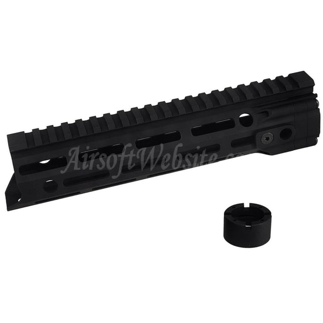 APS EMG Daniel Defense MFR 9 Inches M-LOK Handguard Rail System For APS EMG Tokyo Marui M4 M16 Series AEG Rifles Airsoft Black