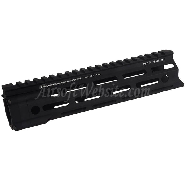 APS EMG Daniel Defense MFR 9 Inches M-LOK Handguard Rail System For APS EMG Tokyo Marui M4 M16 Series AEG Rifles Airsoft Black