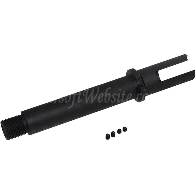 BBT CNC Steel Outer Barrel -14mm CCW Counter-Clockwise Thread For KRYTAC Kriss Vector Series AEG GBB SMG Rifles Airsoft Black