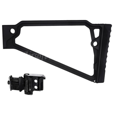 Crosse triangulaire surélevée en aluminium 5KU 205 mm TS-8RP avec adaptateur M1913 pour crosse Picatinny 20 mm, fusils Airsoft