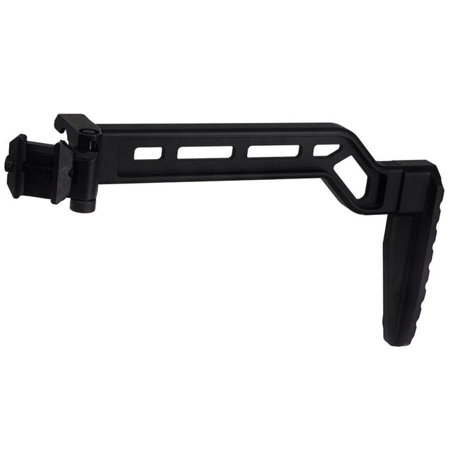 5KU Aluminum Tactical Picatinny Mount Modular Folding Rifle Stock For 20mm Picatinny Stock Adaptor Rifles Airsoft Black