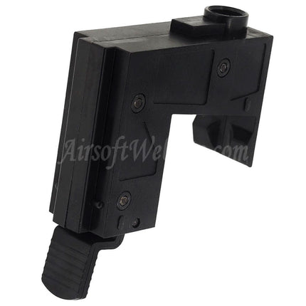 DOUBLE BELL Polymer Magazine Adapter Suitable For DOUBLE BELL Tokyo Marui CYMA M4 AEG To Use MP5 Type Magazine Black