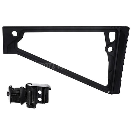 Crosse triangulaire 5KU 205 mm en aluminium TS-8RP avec adaptateur M1913 pour crosse Picatinny 20 mm, fusils Airsoft