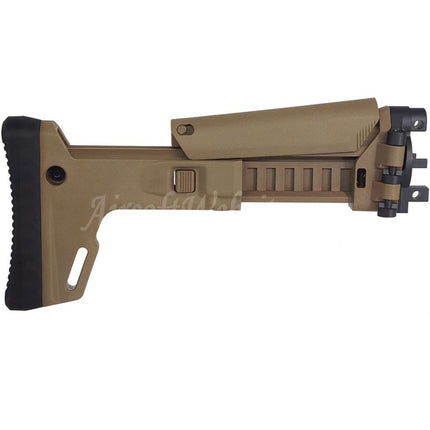 Crosse télescopique rétractable à 7 positions 5KU ACR pour fusils AEG CYMA série MP5K Airsoft