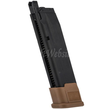Chargeur CO2 VFC 25 coups pour pistolets SIG AIR P320 M17 série GBB, couleur beige