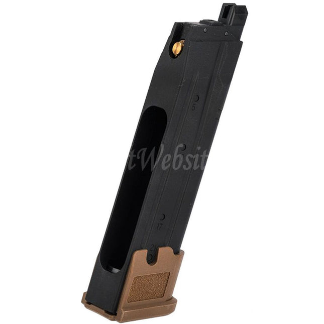 Chargeur CO2 VFC 25 coups pour pistolets SIG AIR P320 M17 série GBB, couleur beige