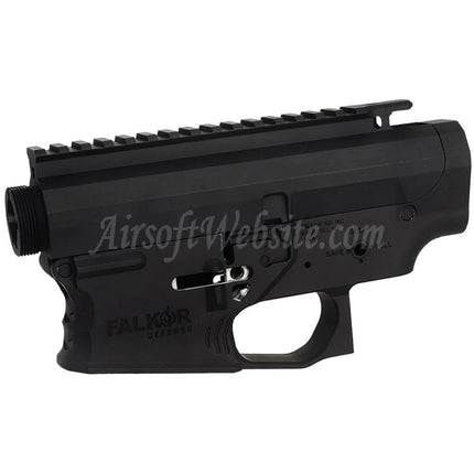 Ensemble récepteur complet APS Falkor Defense pour fusils APS V2 Gearbox M4 M16 Series GBB Airsoft Noir