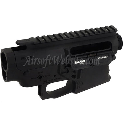 Ensemble récepteur complet APS Falkor Defense pour fusils APS V2 Gearbox M4 M16 Series GBB Airsoft Noir