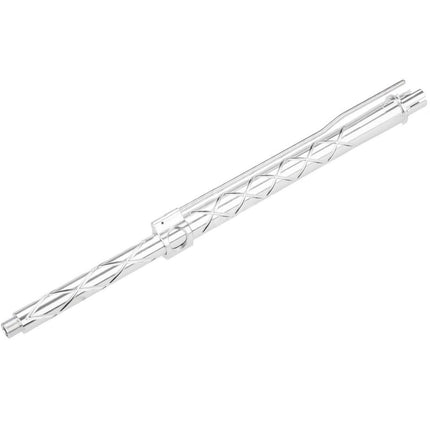 Canon extérieur en aluminium CNC 16" pour armes à feu APS EMG F1, filetage 14 mm, sens antihoraire, pour fusils AEG Falkor PER ASR Series M4 M16 Airsoft