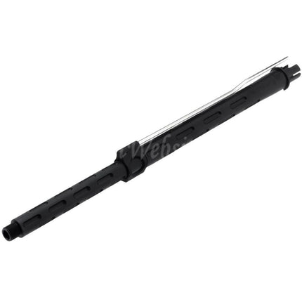 Canon extérieur en aluminium CNC 16" pour armes à feu APS EMG F1, filetage 14 mm, sens antihoraire, pour fusils AEG Falkor PER ASR Series M4 M16 Airsoft