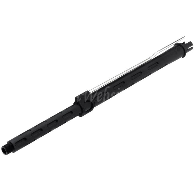 APS EMG F1 Firearms 16" CNC Aluminum Outer Barrel -14mm CCW Counter-Clockwise Thread For APS EMG F1 Firearms Falkor PER ASR Series M4 M16 AEG Rifles Airsoft