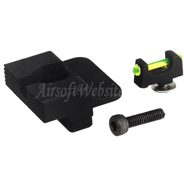 APS Front Fiber Optic Rear Iron Sight set For APS XTP ACP Shark Series GBB Pistols Airsoft