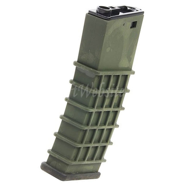 Chargeur G&amp;G 330 cartouches polymère Hi-Cap GK5C pour fusils AEG séries M4 et M16, vert Airsoft