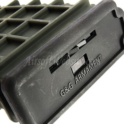 Chargeur G&amp;G 330 cartouches polymère Hi-Cap GK5C pour fusils AEG séries M4 et M16, vert Airsoft