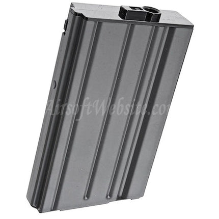 Chargeur G&amp;G 100 coups en métal à capuchon moyen pour fusils AEG G&amp;G G2H TR16 MBR série 308, gris airsoft