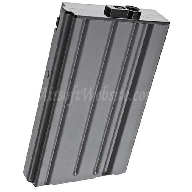 Chargeur G&amp;G 100 coups en métal à capuchon moyen pour fusils AEG G&amp;G G2H TR16 MBR série 308, gris airsoft