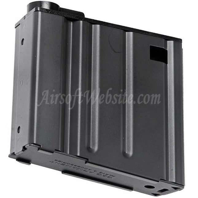 Chargeur G&amp;G 48 cartouches en métal à capuchon moyen pour fusils AEG G&amp;G GR25, noir